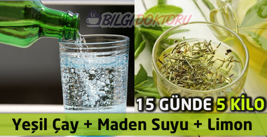 Yeşil Çay, Limon, Maden Suyu İle Zayıflama Kürü