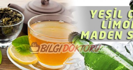 Yeşil Çay, Limon, Maden Suyu İle Zayıflama Kürü