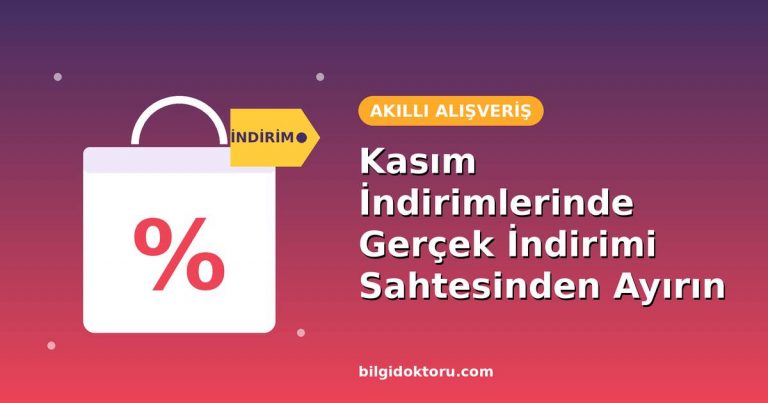 Kasım indirimlerinde akıllı alışveriş rehberi