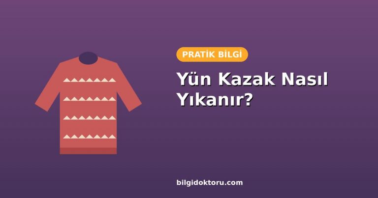 Yün Kazak Nasıl Yıkanır?